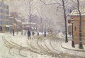Paul Signac SNOW BOULEVARD DE CLICHY PARIS